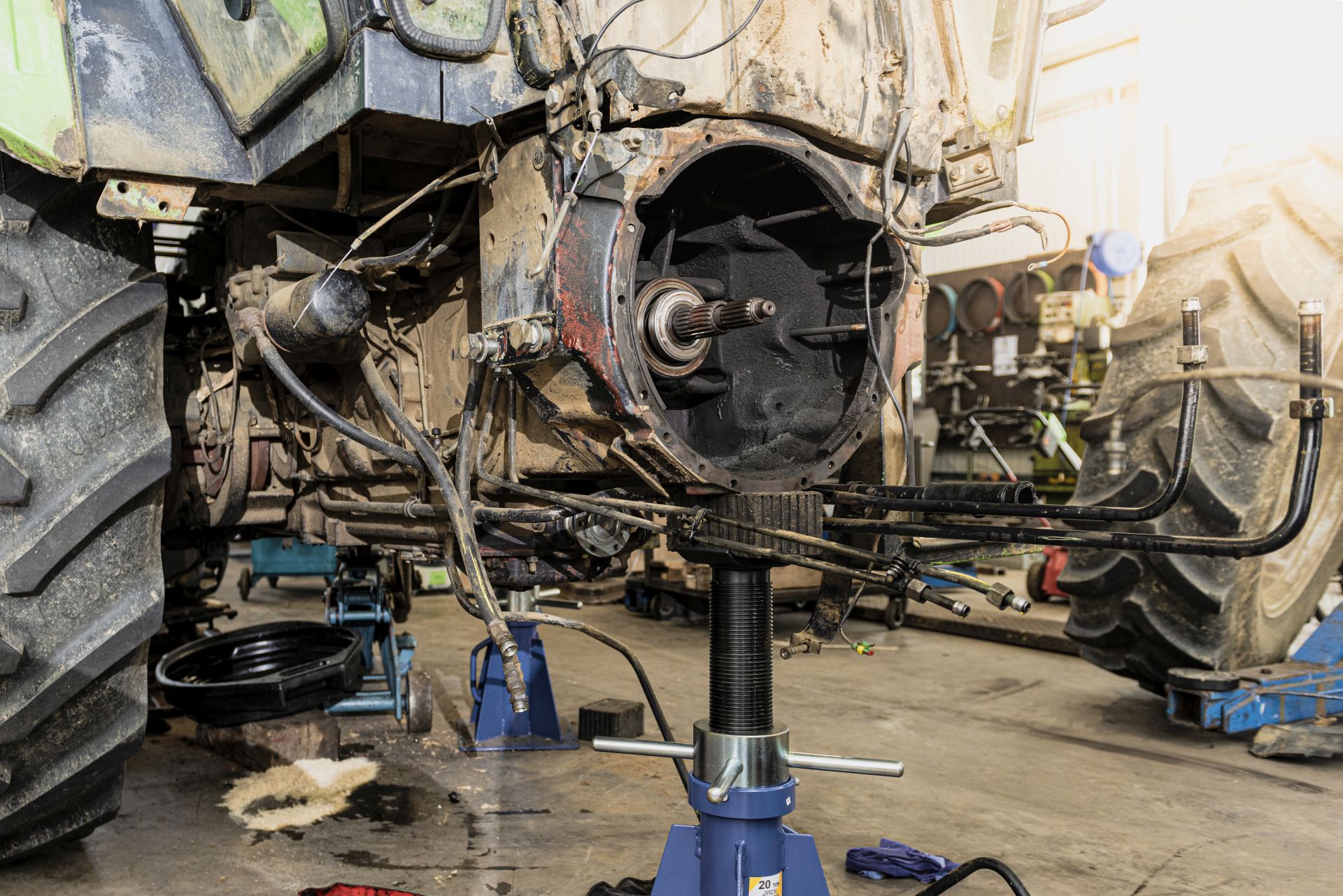 Bild von einem Traktor