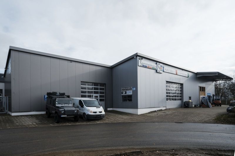 Außenansicht der Halle in Ergenzingen